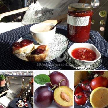 Confiture à la tomate et quetche