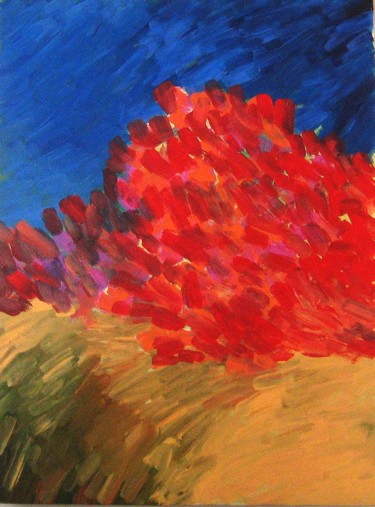 Painting titled "Roses and straws (S…" by Peter Jalesh, Original Artwork, Acrylic