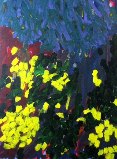 Painting titled "Morning dew (Size 4…" by Peter Jalesh, Original Artwork, Acrylic