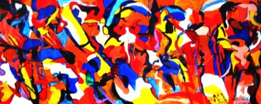Painting titled "Forest-of-apparitio…" by Peter Jalesh, Original Artwork, Acrylic