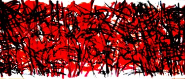 Painting titled "Garden fence (Size…" by Peter Jalesh, Original Artwork, Acrylic