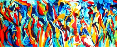 Painting titled "nocturnal-landscape…" by Peter Jalesh, Original Artwork