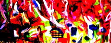 Painting titled "Smoke colored carpe…" by Peter Jalesh, Original Artwork, Acrylic