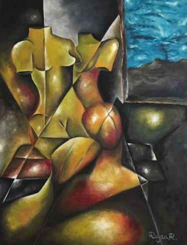 Pintura intitulada ""Nós"" por Rayza Ribeiro, Obras de arte originais, Tinta