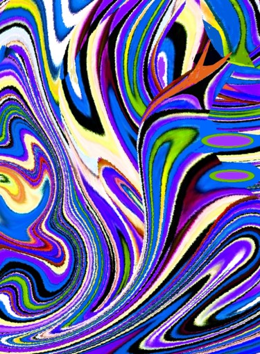 Digital Arts titled "Mandarin" by Peter Jalesh, Original Artwork, Digital Painting
