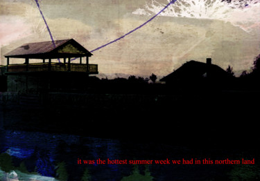 it was the hottest summer week we had... Printmaking titled "it was the hottest…" by Michel Tabanou, Original Artwork, Digital Print