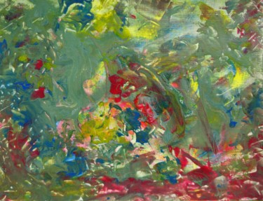 Schilderij getiteld "Ghostdancing" door Eric Schauer, Origineel Kunstwerk, Acryl