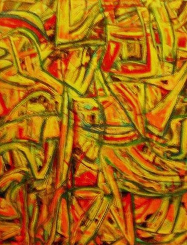 Painting titled "Tropical-trees ii (…" by Peter Jalesh, Original Artwork, Acrylic