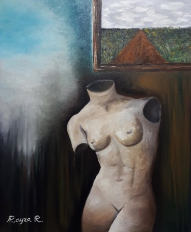 "A Estrada" Pintura intitulada ""A Estrada"" por Rayza Ribeiro, Obras de arte originais, Tinta