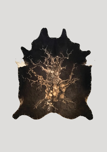 Textile Art titled "dead-tree-dead-skin…" by Shahaan Ahmed Shah, Original Artwork