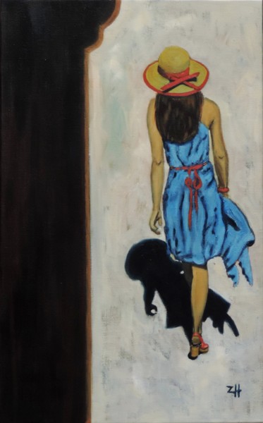 La fille aux rubans rouges