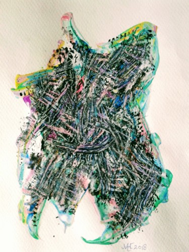 Schilderij getiteld "20181006-155938.jpg" door Marianne Huizinga, Origineel Kunstwerk
