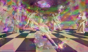Arts numériques intitulée ""Let's Dance"" par Medushiva, Œuvre d'art originale, Peinture numérique