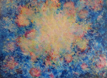 제목이 "Conscience Universe…"인 미술작품 Piroska Fekete Fkt로, 원작, 아크릴 나무 들것 프레임에 장착됨