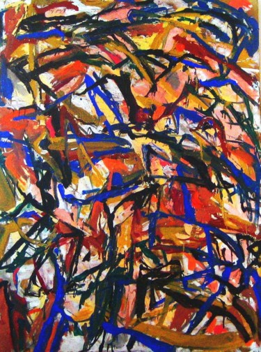 Painting titled "Broken branches (48…" by Peter Jalesh, Original Artwork, Acrylic