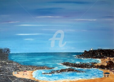 Peinture intitulée "Clohars-Carnoët-les…" par Didier Duclos, Œuvre d'art originale, Acrylique