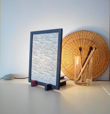 Design titled "Lampe style Japonai…" by Papiers D'Aurore, Original Artwork, Luminaire
