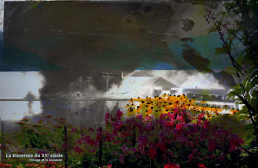 la traversée du xxe siecle l'image et le souvenir Printmaking titled "la traversée du xxe…" by Michel Tabanou, Original Artwork, Digital Print