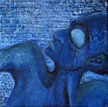 Peinture intitulée "Hier" par Eva Mifsud, Œuvre d'art originale, Huile