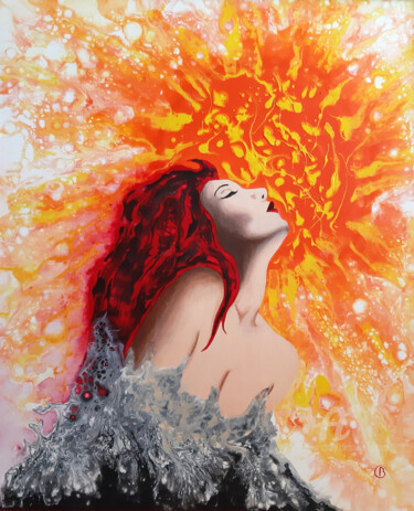 Renaissance Peinture intitulée "Renaissance" par Christine Barone, Œuvre d'art originale, Acrylique Monté sur Châssis en bois