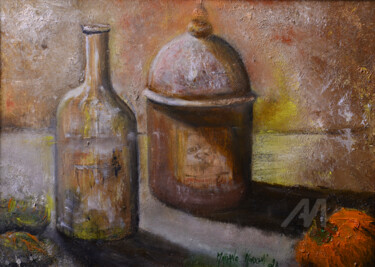 Peinture intitulée "country still life" par Mariano Moriconi, Œuvre d'art originale, Huile