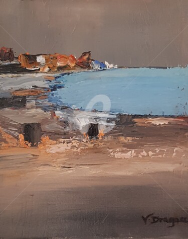 Peinture intitulée "ABSTRAIT.jpg" par Valerie Dragacci, Œuvre d'art originale, Huile