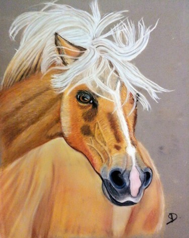 Desenho intitulada "Jojo" por Sophie Daumy, Obras de arte originais, Pastel