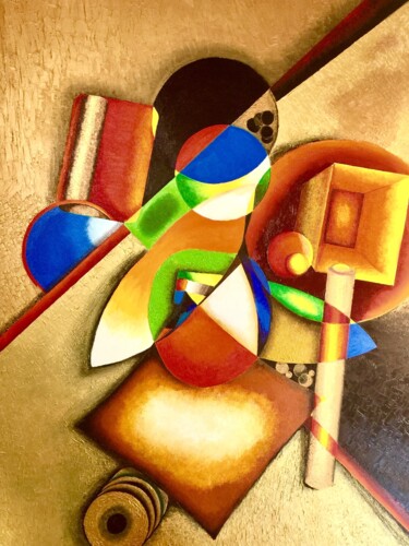Painting titled "Musing VIII" by Andrew (Ana` Alu) Hollimon, Original Artwork, Acrylic