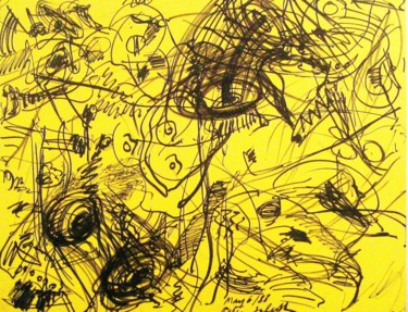 Drawing titled "Animated conversati…" by Peter Jalesh, Original Artwork, Ink