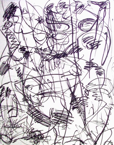 Drawing titled "Trees you planted" by Peter Jalesh, Original Artwork, Ink