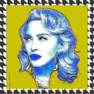 Arte digitale intitolato "MDNA" da Simone Lazzarini, Opera d'arte originale, Stampa digitale