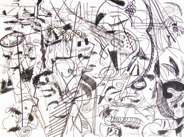Drawing titled "Playground Brighton…" by Peter Jalesh, Original Artwork, Ink