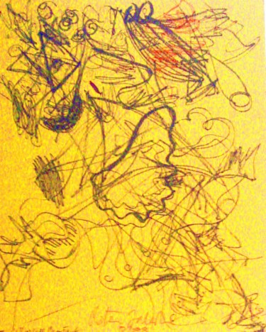 Drawing titled "Within the hour of…" by Peter Jalesh, Original Artwork, Ink
