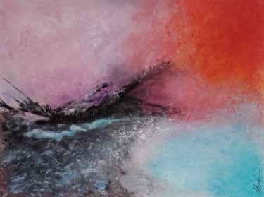 Peinture intitulée "Taormina" par Hkine, Œuvre d'art originale, Acrylique