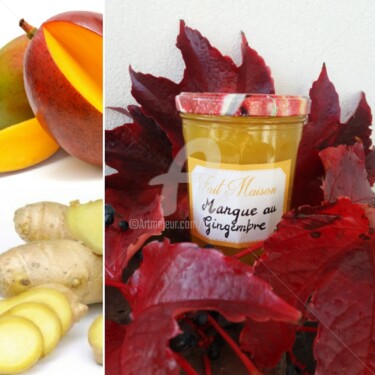 Confiture de mangue au gingembre