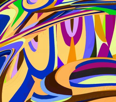 Digital Arts titled "Garage Sale" by Peter Jalesh, Original Artwork, Digital Painting