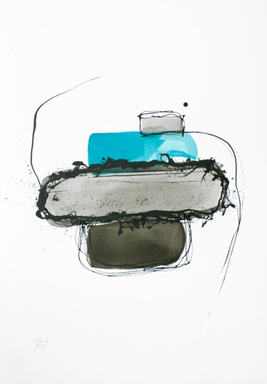 Repère Peinture intitulée "Repère" par Chantal Proulx, Œuvre d'art originale, Acrylique