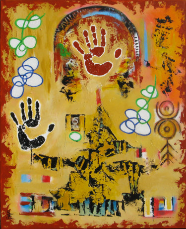 Sans titre 100117 Painting titled "Sans titre 100117" by Jean Jacques Royo, Original Artwork, Acrylic