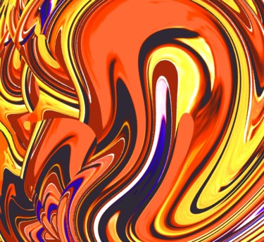 Digital Arts titled "Buffalo Bill" by Peter Jalesh, Original Artwork, Digital Painting