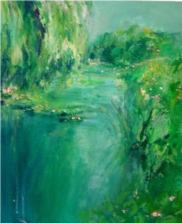 Peinture intitulée "Paysage" par Catherine Suchocka, Œuvre d'art originale