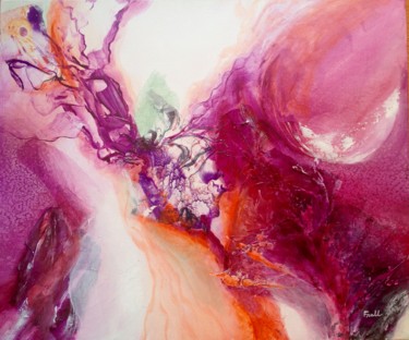 Peinture intitulée "Vivre l'envolée" par Frall, Œuvre d'art originale, Acrylique Monté sur Châssis en bois