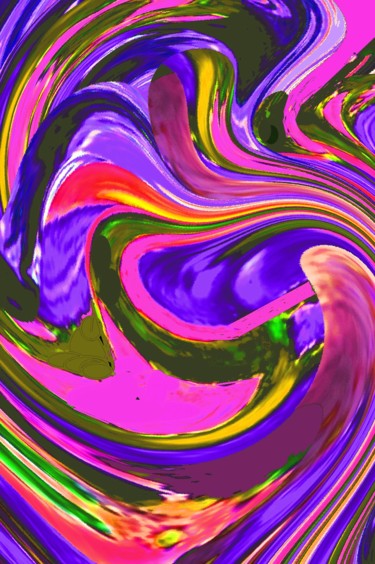 Digital Arts titled "Dorrmant-garden" by Peter Jalesh, Original Artwork, Digital Painting