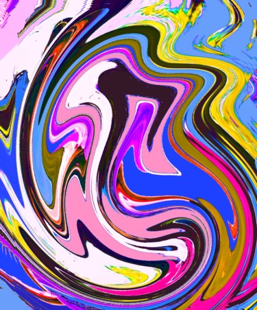 Digital Arts titled "Enigma variations X" by Peter Jalesh, Original Artwork, Digital Painting