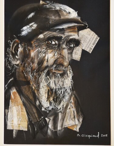 Peinture intitulée "SUIVEZ MON REGARD" par Brigitte Gicquiaud, Œuvre d'art originale, Autre