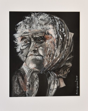 Peinture intitulée "EGLANTINE" par Brigitte Gicquiaud, Œuvre d'art originale, Autre