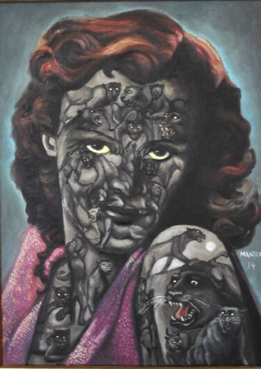 Peinture intitulée "Playing With Dynami…" par Douglas Manry, Œuvre d'art originale, Huile
