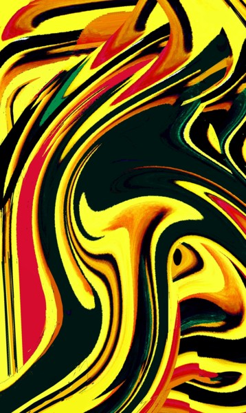 Digital Arts titled "As past autumns ret…" by Peter Jalesh, Original Artwork, Digital Painting