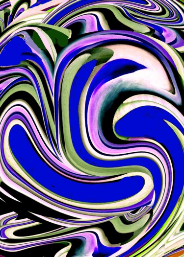 Digital Arts titled "The swan lake" by Peter Jalesh, Original Artwork, Digital Painting