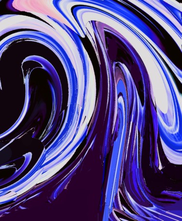Digital Arts titled "Comes from the wall…" by Peter Jalesh, Original Artwork, Digital Painting