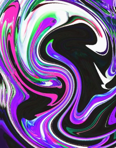 Digital Arts titled "Wind - tossing up t…" by Peter Jalesh, Original Artwork, Digital Painting